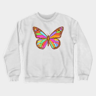 Retro Butterfly Crewneck Sweatshirt